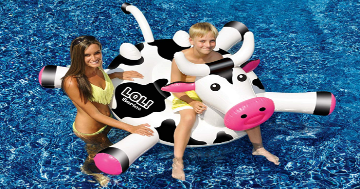 inflatable cow pool float