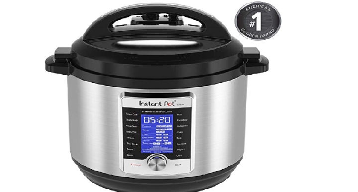 Instant Pot Ultra 8 Qt 10-in-1 Multi- Use Programmable Pressure Cooker ...