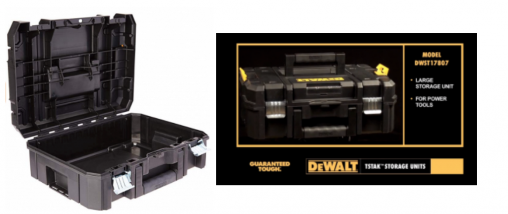 Dewalt Dwst17807 Tstak Ii Flat Top Toolbox Organizer Just 18 19 Reg