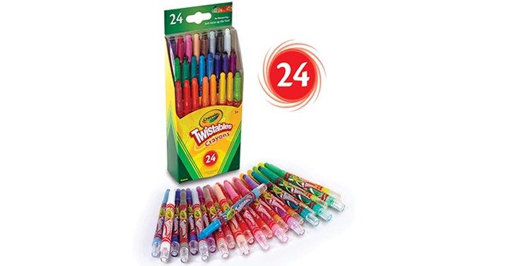 Crayola Twistables Crayons Coloring Set, 24 Count – Just $3.99! Back to