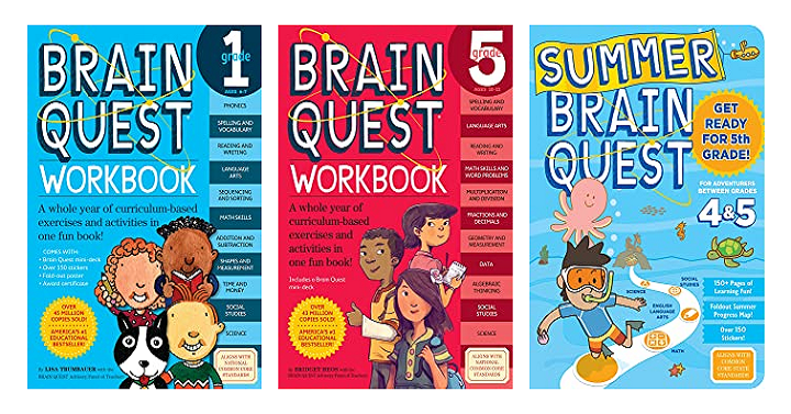 Brain Quest Workbooks (pre-k-6th Grade) & More Starting At $6.29 