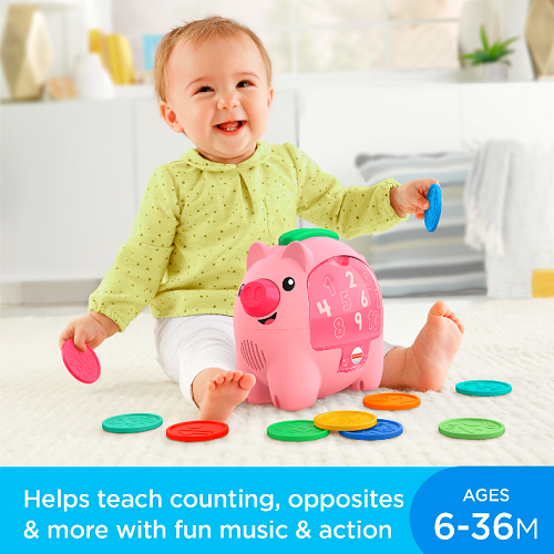 Fisher-Price Laugh & Learn Rumble Piggy Bank Only $7.37! (Reg. $20 ...