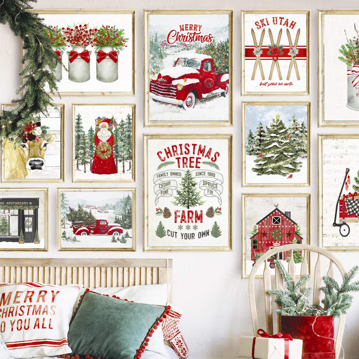 Cozy Christmas Art Prints – Only $7.97! - Pinching Your Pennies