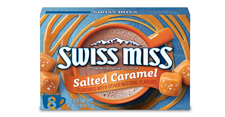 Swiss Miss Salted Caramel Flavored Hot Cocoa Mix, 1.38 oz. 8 Count ...