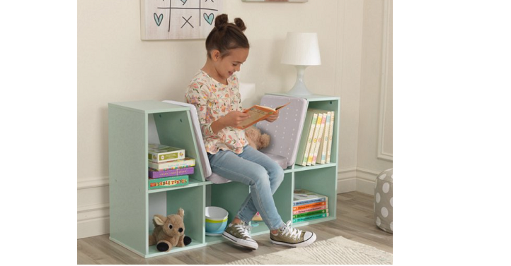 KidKraft Bookcase With Reading Nook 6 Shelves Only 79 97 Shipped   Books 1 