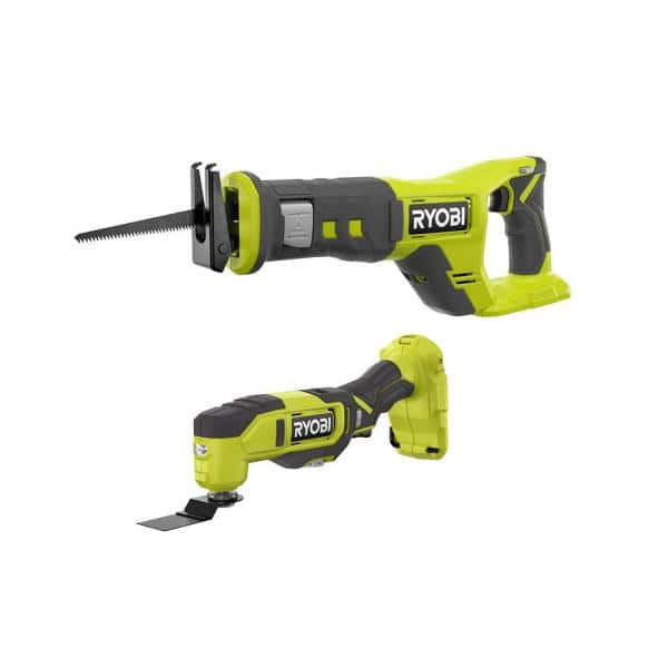 Ryobi ONE+ 18V Cordless 2-Tool Combo Kit with Multi-Tool and ...