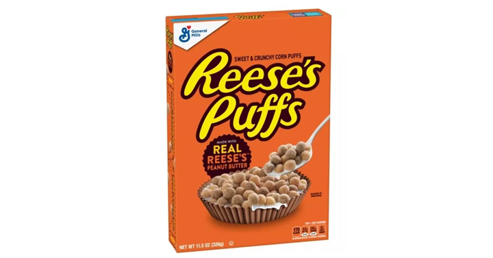 Reese’s Puffs Breakfast Cereal, Chocolate Peanut Butter – Just $2.20 ...