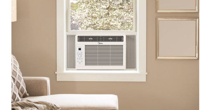 Midea 6,000 BTU 115V Window Air Conditioner with Comfort Sense Remote ...