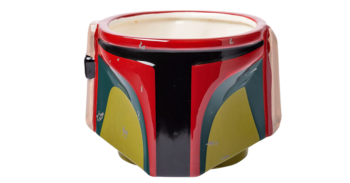 Star Wars Boba Fett’s Helmet with Battle Scars Ceramic 3D Sculpted Mug ...