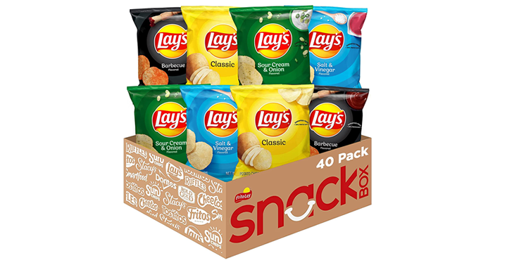 Lay’s Potato Chip Variety Pack, 1 Ounce (Pack of 40) – Just $12.99 ...