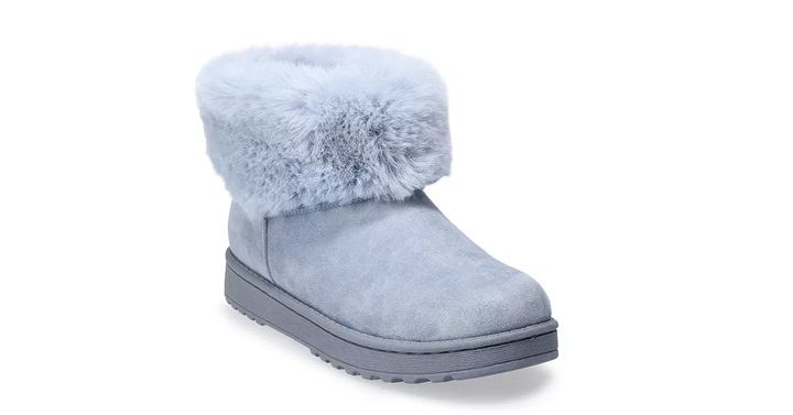 SO Coatimundi Women’s Faux-Fur Winter Boots – Just $12.74! KOHL’S BLACK ...